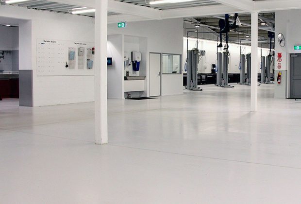 Epoxy Coating made for Mechanical Workshop Areas