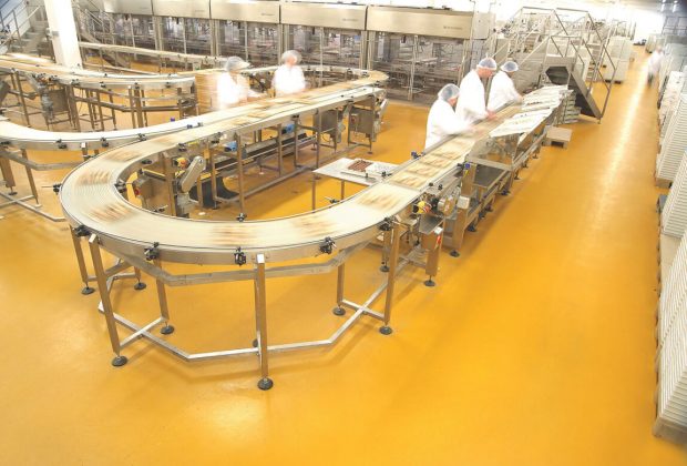 beverage production floor